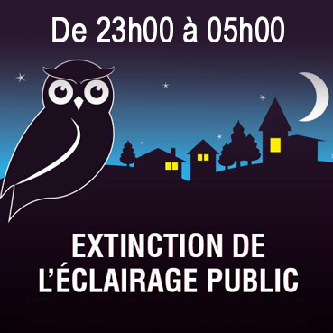 Extinction éclairage public